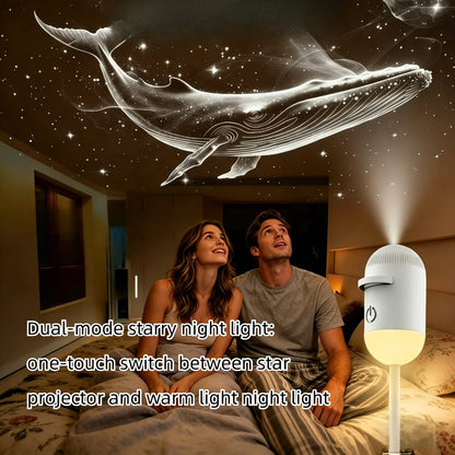 Galaxy Star Projector 2 in 1 Night Light