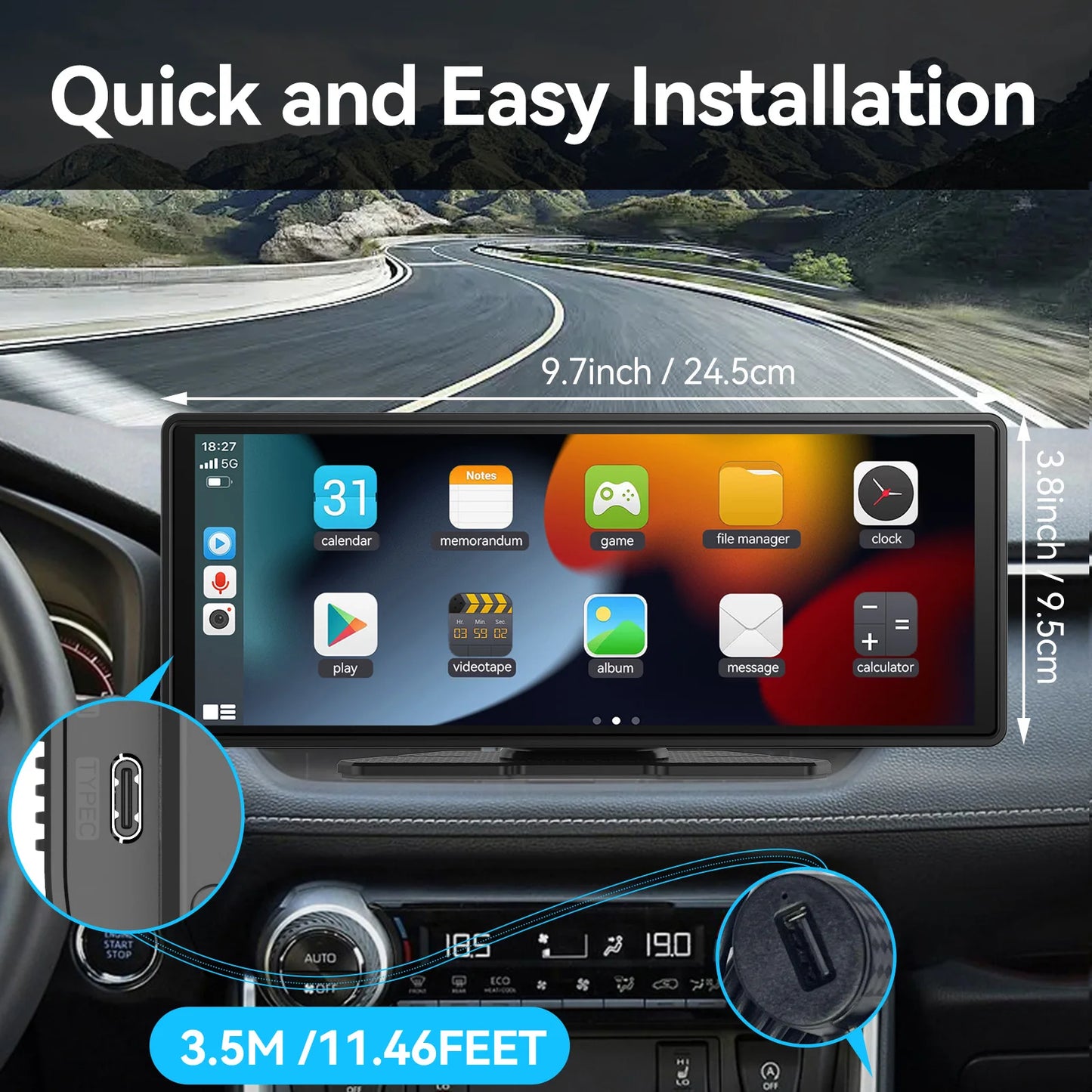 Carplay Screen for Car with Android Auto