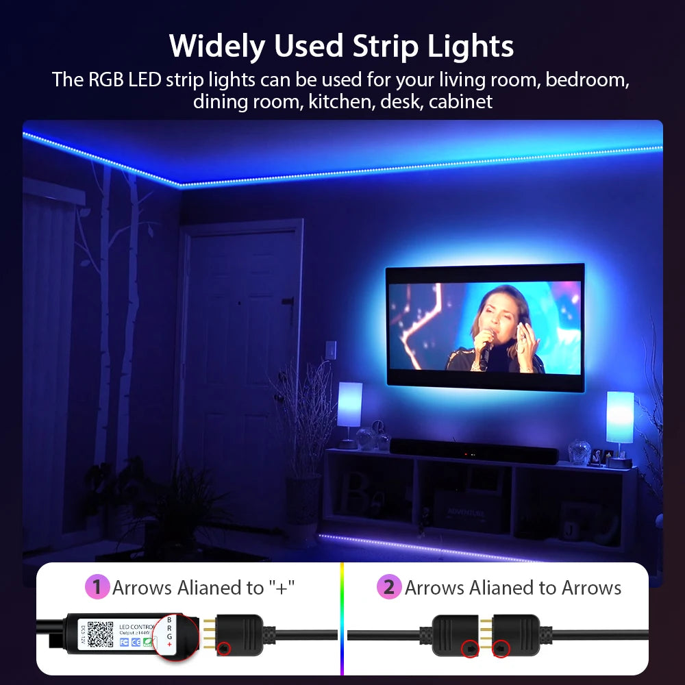 LED Strip Lights RGB 3535 5V 1M-30M