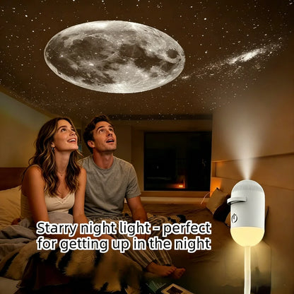 Galaxy Star Projector 2 in 1 Night Light