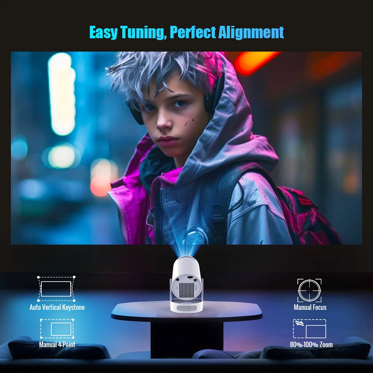 Magcubic 8K Wifi6 Beamer 290ANSI Android 14