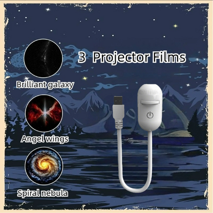 Galaxy Star Projector 2 in 1 Night Light