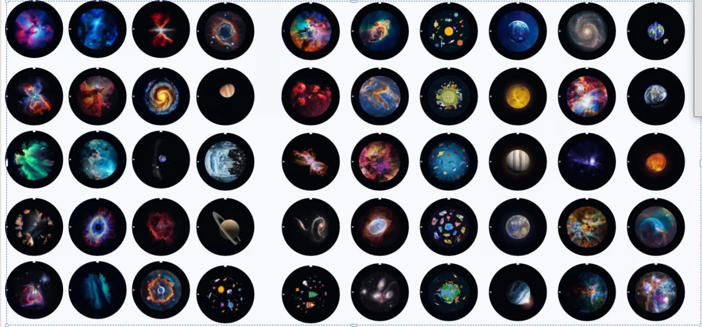 Galaxy Star Projector 2 in 1 Night Light