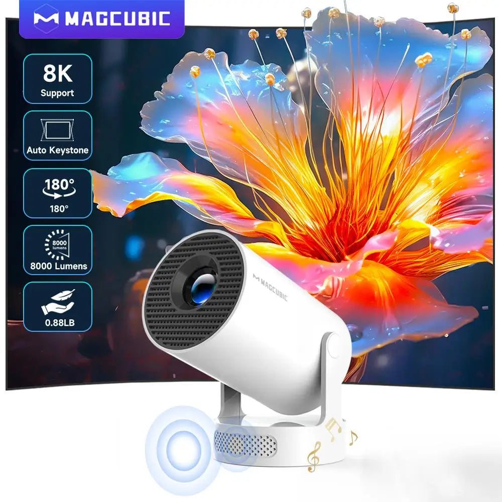 Magcubic 8K Wifi6 Beamer 290ANSI Android 14