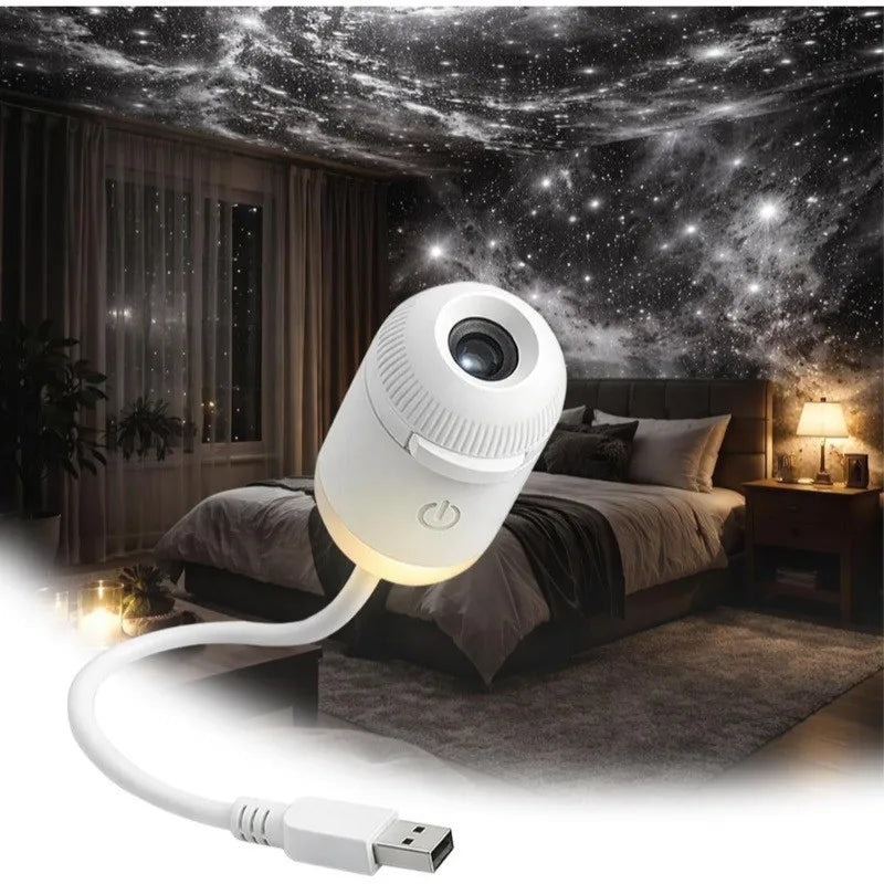 Galaxy Star Projector 2 in 1 Night Light